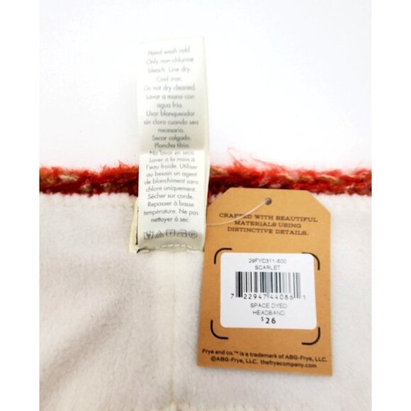 Frye and Co. Space Dyed Knit Headband Color Scarlet - Picture 7 of 8
